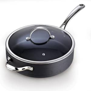 Cooks Standard Classic 5 qt. Stainless Steel Saute Pan with Lid 02523 - The  Home Depot