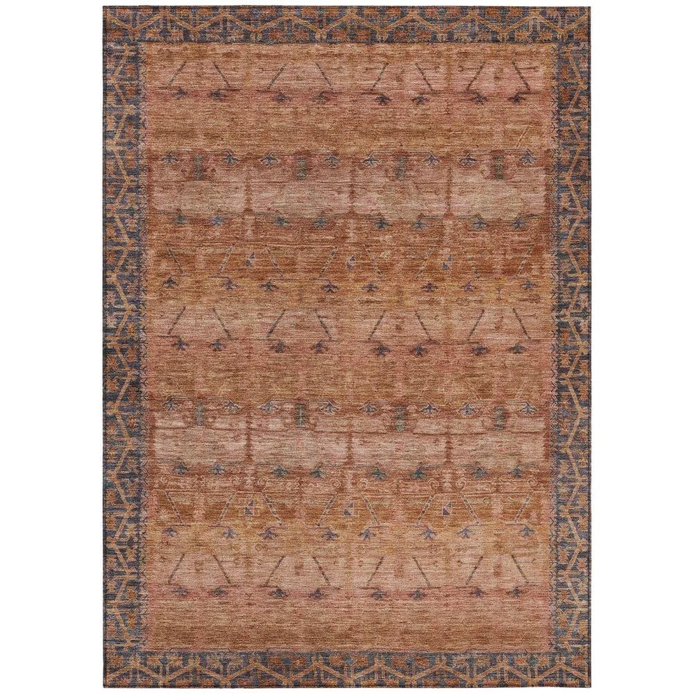 Chantille Machine Washable Indoor/Outdoor Abstract ACN2724 Paprika 8 ft. x 10 ft. Area Rug price history on PriceWatchPro