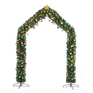 102 in. x 94.8 in. PVC Artificial Christmas Archway