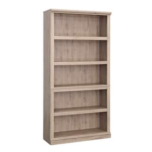 35.276 in. Wide Laurel Oak 5-Shelf Standard Bookcase