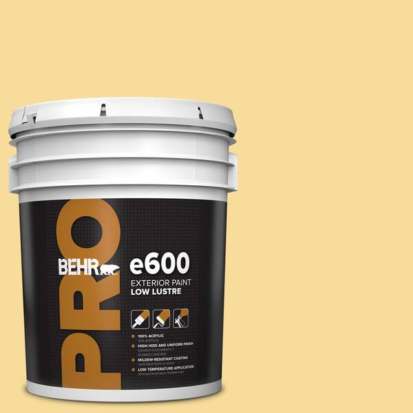 BEHR PRO 5 gal. #360C-3 Honey Tone Low Luster Exterior Paint
