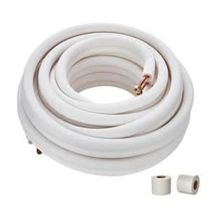 50 ft. Mini Split Line Set, Copper Pipes Tubing and Triple-Layer Insulation, for Mini Split Air Conditioning Refrigerant