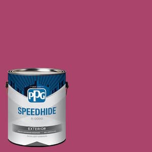 1 gal. PPG1182-7 Fuchsia Flock Flat Exterior Paint