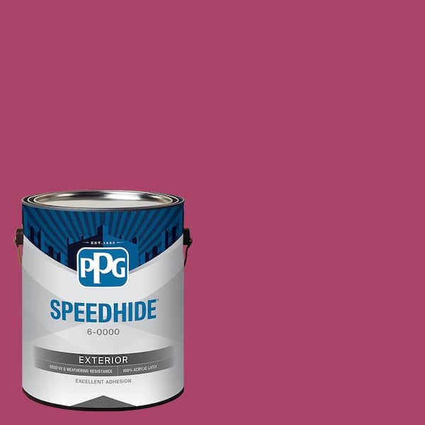 1 gal. Fuchsia Flock PPG1182-7 Semi-Gloss Exterior Paint