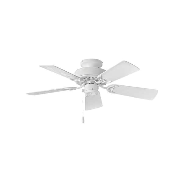 Unbranded - Hinkley Cabana 36" 3-Speed Indoor/Outdoor Ceiling Fan, Appliance White