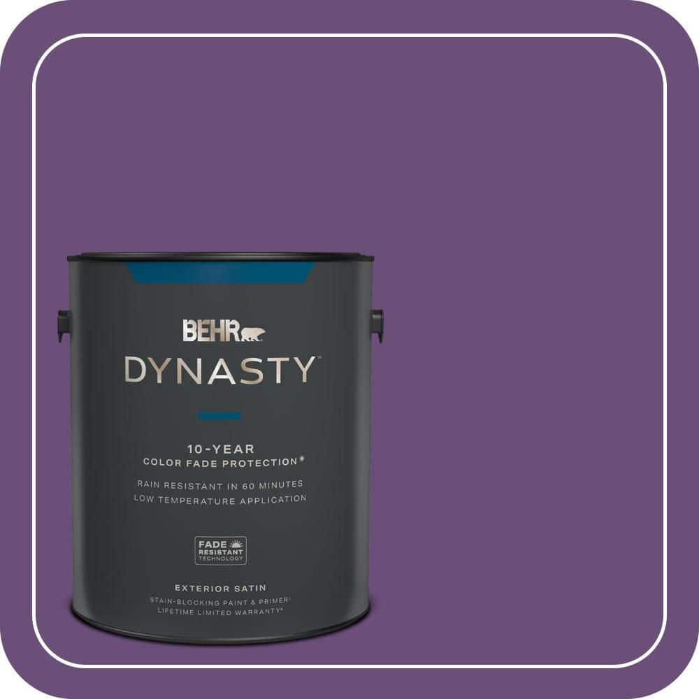 1 gal. #660B-7 Exotic Purple Satin Enamel Exterior Stain-Blocking Paint & Primer price history on PriceWatchPro