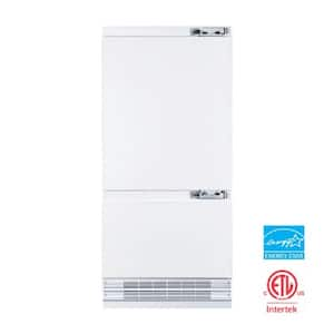 36 in. Built-in, Single Top Door Refrigerator & Bottom Freezer with automatic icemaker (Total 19.8 cu. ft.), Panel Ready