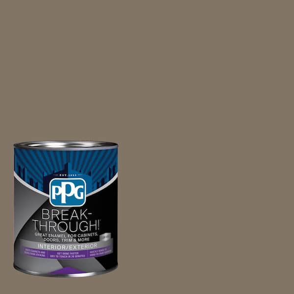 Break-Through! 1 qt. PPG1023-6 Clam Shell Satin Door, Trim & Cabinet Paint