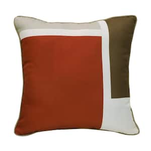 Ruby Red Outdoor Pillow Throw Pillow in Red 18 x 18 - Includes 1-Throw Pillow