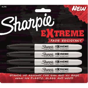 Extreme Black Marker Carded (4-Pack)