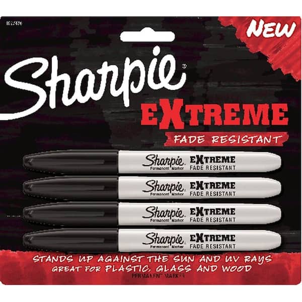 Sharpie Extreme Black Marker Carded (4-Pack)