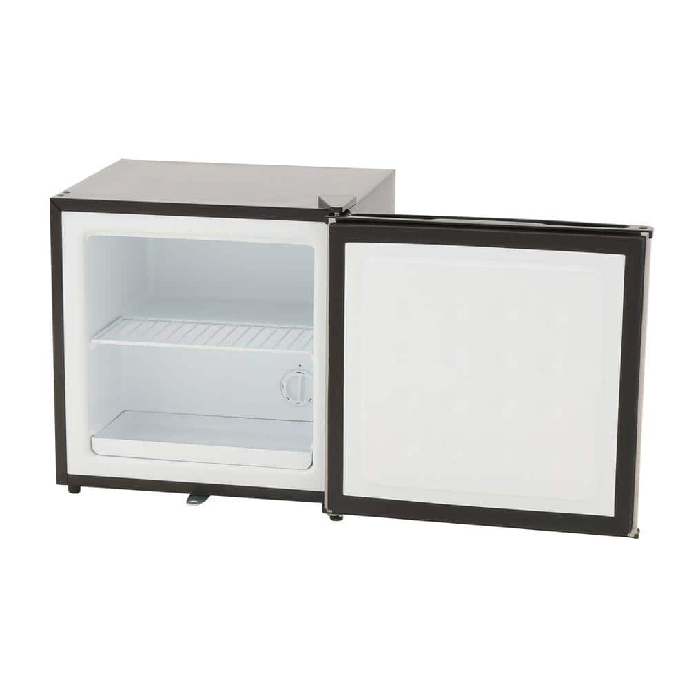 Compact Stainless Steel 1.1 Cu. Ft. Undercounter Upright Freezer