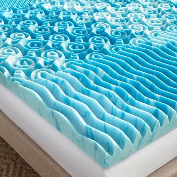 Henredon 4-in gel foam topper 4-in D Memory Foam Full Mattress Cover