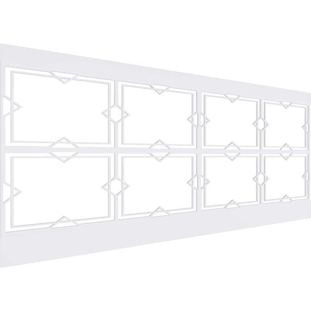 40 in. H x 94-1/2 in. W 26.24 sq. ft. Fleming PVC Wainscot Paneling Kit price history on PriceWatchPro
