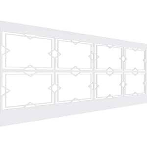 40 in. H x 94-1/2 in. W 26.24 sq. ft. Fleming PVC Wainscot Paneling Kit