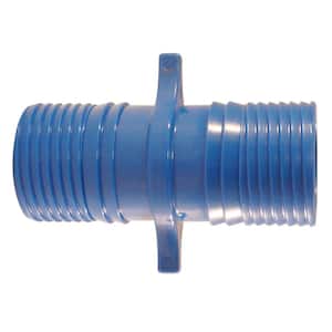 1-1/4 in. x 1-1/4 in. Barb Insert Blue Twister Polypropylene Coupling Fitting