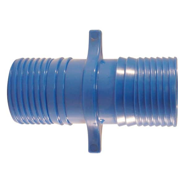 Apollo 1-1/4 in. x 1-1/4 in. Barb Insert Blue Twister Polypropylene Coupling Fitting