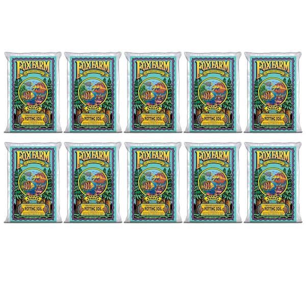 Hydrofarm FoxFarm 40 lbs. 6.3 pH to 6.8 pH Ocean Forest Plant Garden Potting Soil Mix (10-Pack)