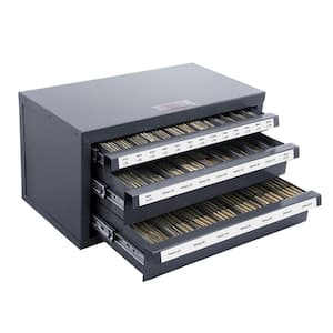 Tap Dispenser Cabinet 3-Drawers steel Tap Dispenser and Organizer Cabinet Holder 14.8 x 7.9 x 7.9 in. (29 Compartments)