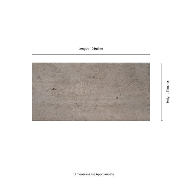 MSI Capella Taupe Brick 5 in. x 10 in. Matte Porcelain Floor and