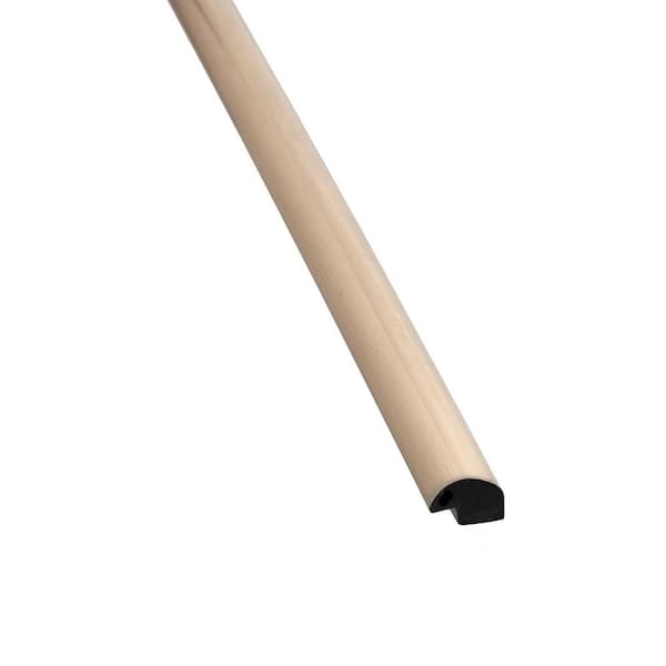 Aspect 24 in. Champagne Steel Peel and Stick Decorative Wall Tile Trim