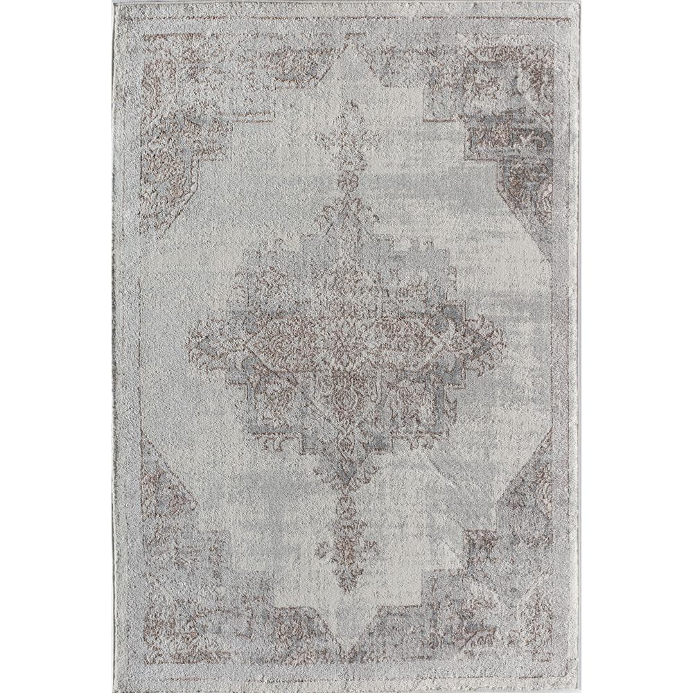 Rugs America Rugs America Ivory Wash 2 ft. x 8 ft. Indoor Area Rug