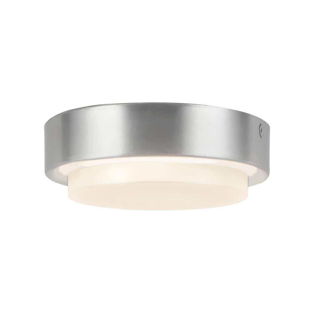Bailey 5-in Brushed Nickel dimmable LED Outdoor Ceiling Light price history on PriceWatchPro