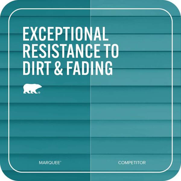 BEHR MARQUEE - 1 gal. #PPU13-01 Caribe Satin Enamel Exterior Paint & Primer