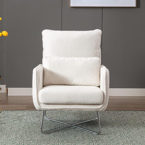 white comfy chair