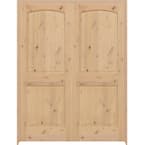 Steves & Sons 48 In. X 80 In. 2-Panel Square Shaker White Primed Solid ...