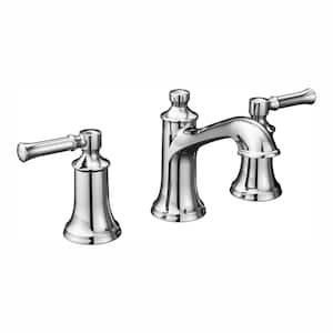 Dartmoor 8 in. Widespread 2-Handle Bathroom Faucet Trim Kit in Chrome (Valve Not Included)