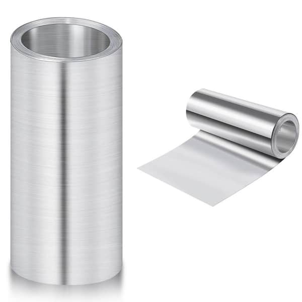 Aluminum Flashing Roll, Metal Roof Panels for 8 in. x 20 ft. x 0.2 mm Sealing Windows Doors Shed Weatherproofing Areas