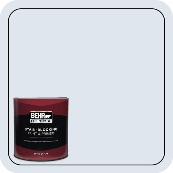 BEHR ULTRA 1 Qt. #580C-1 Diamond Light Flat Exterior Paint & Primer