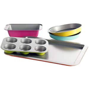 Color Splash Lyneham 5-Piece Carbon Steel Bakeware Set