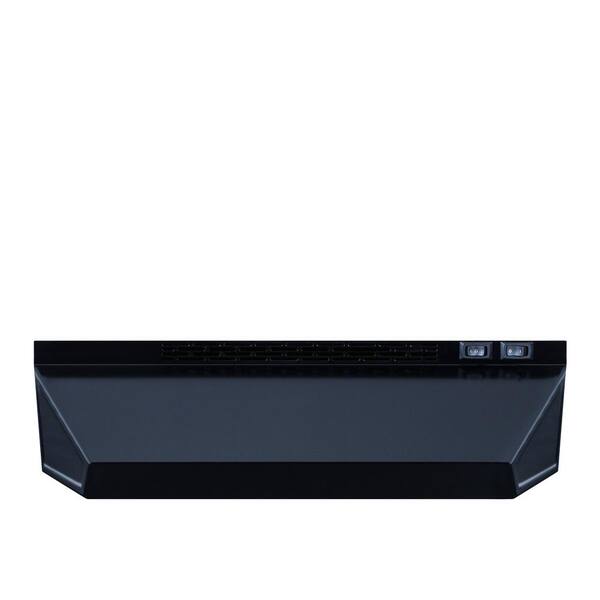 Summit Appliance 24 in. Convertible Under Cabinet Range Hood in Black