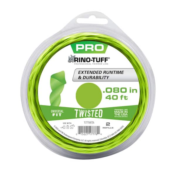 Rino Tuff Universal Fit .080 in. x 40 ft. Pro Twisted Line for Gas