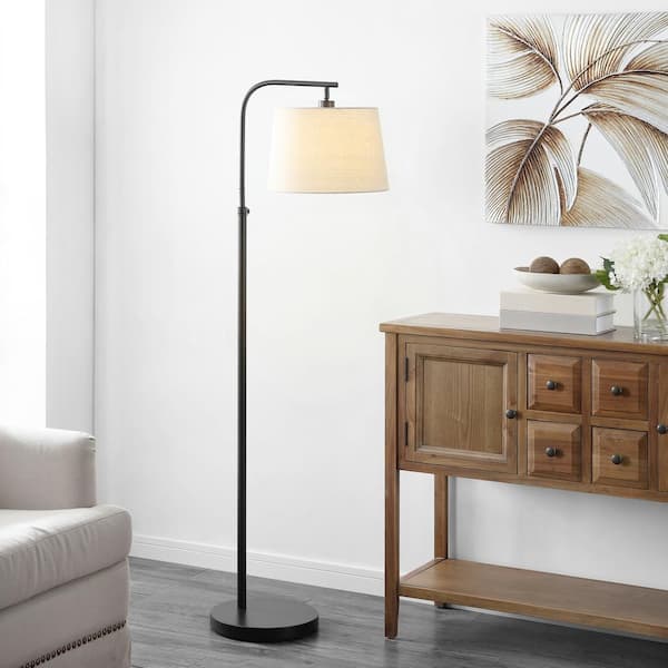 OttLite Wing Shade Floor Lamp - 18 Watt Black Adjustable Reading & Task Lamp - View #3