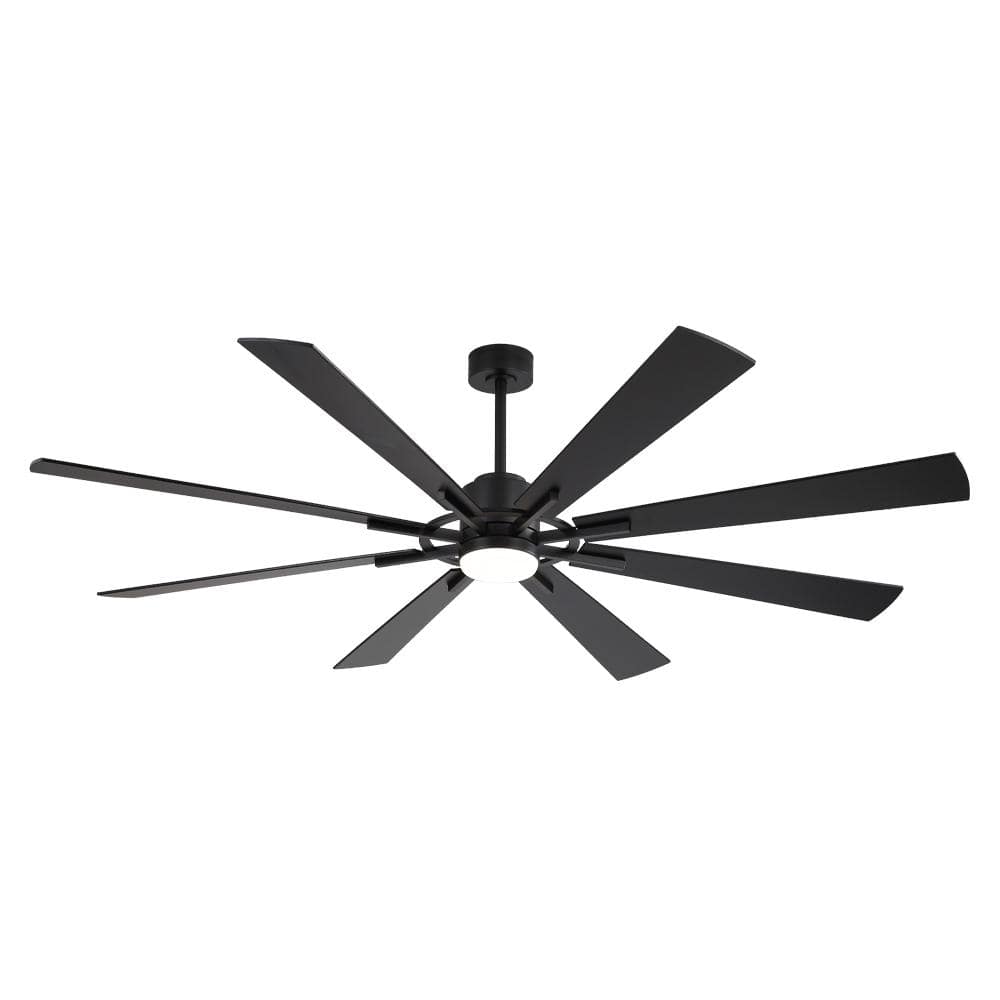 FANCL まとめ売り MLiAN 72 in. Indoor Black Standard Ceiling Fan with Integrated LED