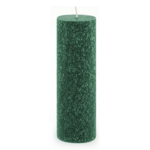 ROOT CANDLES 3 in. x 9 in. Timberline Dark Green Pillar Candle