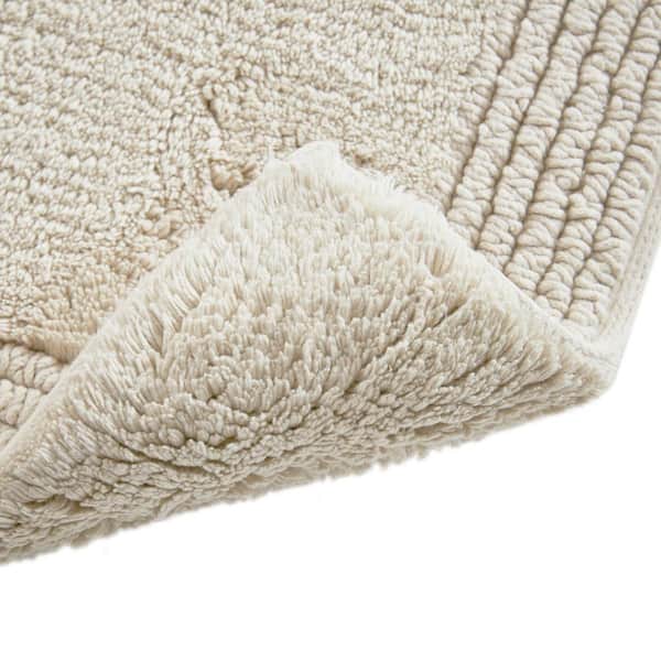 Madison Park Evan Cotton Tufted Bath Rug 24x40 in Taupe