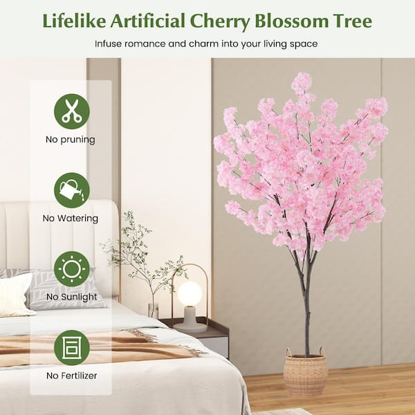 cherry blossom※プロフ確認 様　FANTASTICS 10FT Tall Large Fake Drooping Cherry Blossom Tree - Pink