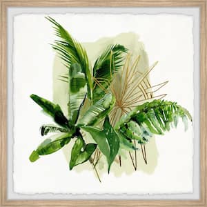 "Flawless Tropical Leaves" by Marmont Hill Framed Nature Art Print 12 in. x 12 in.