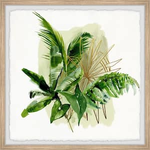 "Flawless Tropical Leaves" by Marmont Hill Framed Nature Art Print 32 in. x 32 in.