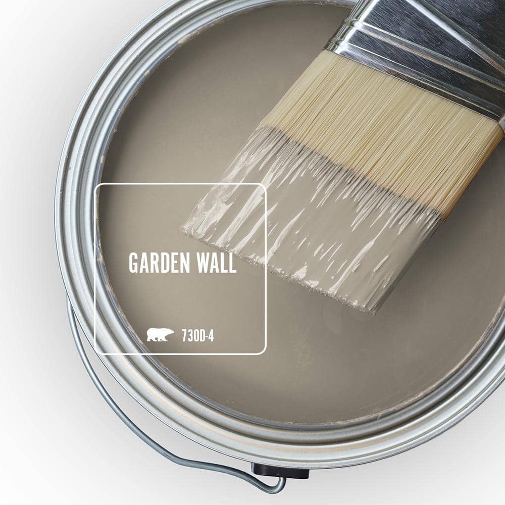 Behr Garden Wall paint color is a lovely neutral reminiscent of natural stone and imparts an organic, earthy feel. #gardenwall #behrgardenwall #neutralpaintcolors