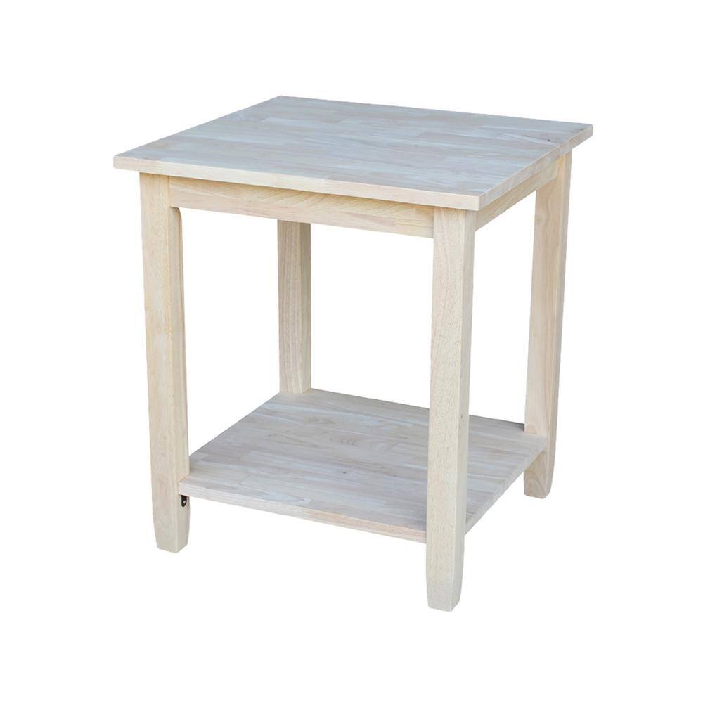 Keystone Unfinished End Table - thumbnail 9
