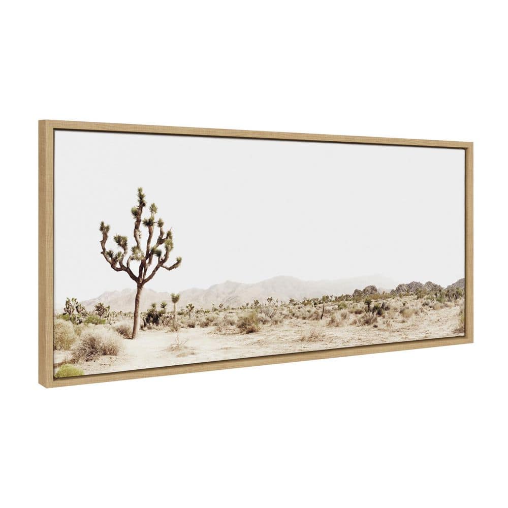 Lone Joshua Tree Desert Landscape Canvas Print