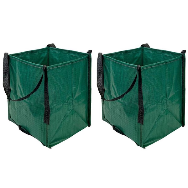 DURASACK 22 Gal. Green Polypropylene Storage Tote Reusable Lawn And ...