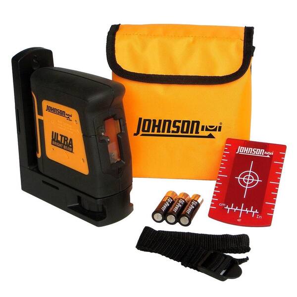 Johnson Self-Leveling High-Powered Cross-Line Laser Level