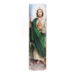 8 in. St. Jude LED Prayer Candle