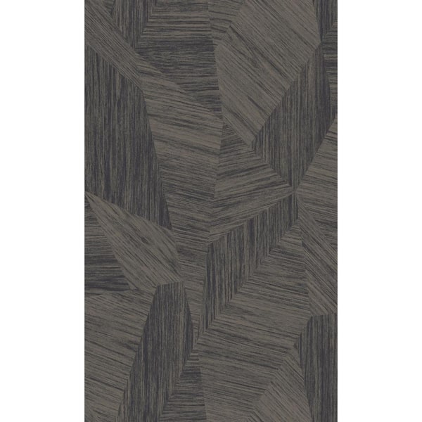 Walls Republic Black Geometric All Over Blown Vinyl Printed Non Woven Non-Pasted Textured Wallpaper 57 Sq. Ft.